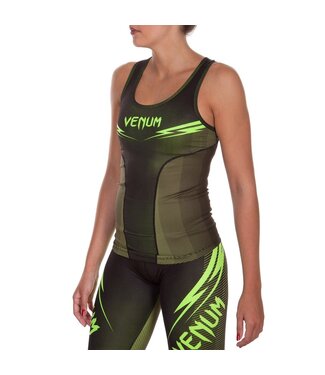 Venum Fightwear – Official Collection - Fightwear Shop Venum RAZOR Tanktop Hemd Zwart Geel Dames