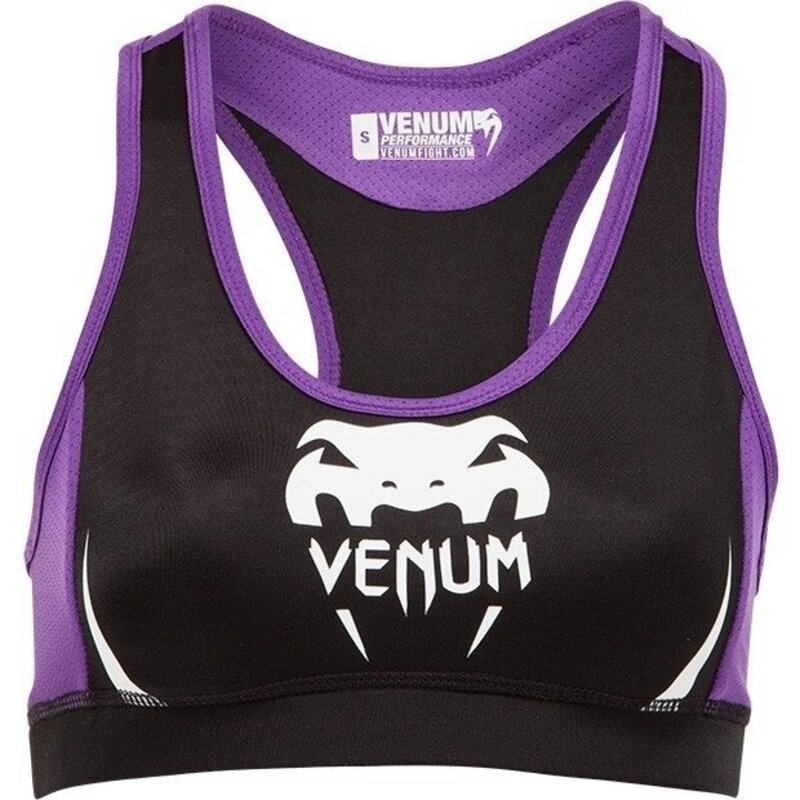 Venum Power 2.0 Bra Black White Women Sportswear - FIGHTWEAR SHOP EUROPE