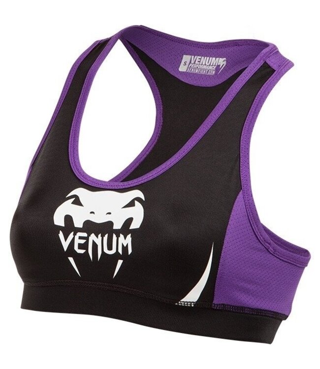 Venum Body Fit Top Damen Sport-BH Schwarz Lila