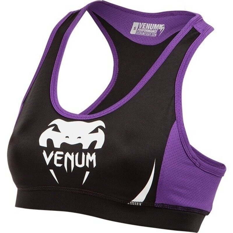 Venum Power 2.0 Bra Black White Women Sportswear