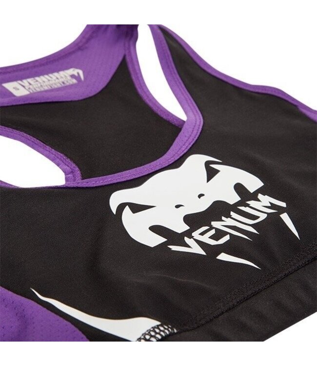 Venum Body Fit Top Women Sports Bra Black Purple