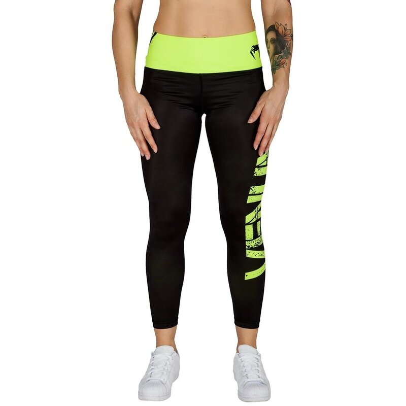 Venum Lightning Leggings 7/8 Women Black Gold - FIGHTWEAR SHOP EUROPE