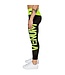 Venum Damen Power Sports Leggings Schwarz Neo Gelb