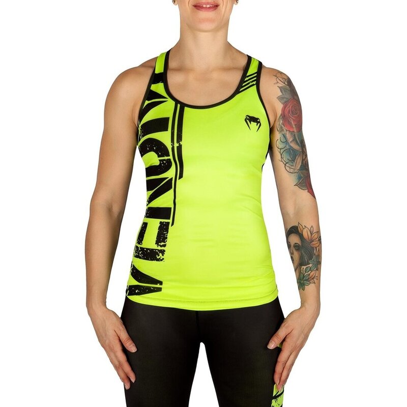 Venum Women Power Sports Leggings Black Neo Yellow - FIGHTWEAR SHOP EUROPE