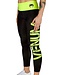 Venum Dames Power Sport Legging Zwart Neo Geel