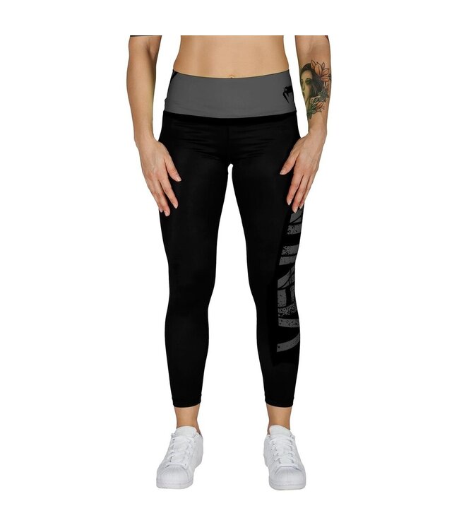Venum Venum Dames Power Sportlegging Zwart Grijs
