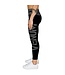 Venum Damen Power Sports Leggings Schwarz Grau
