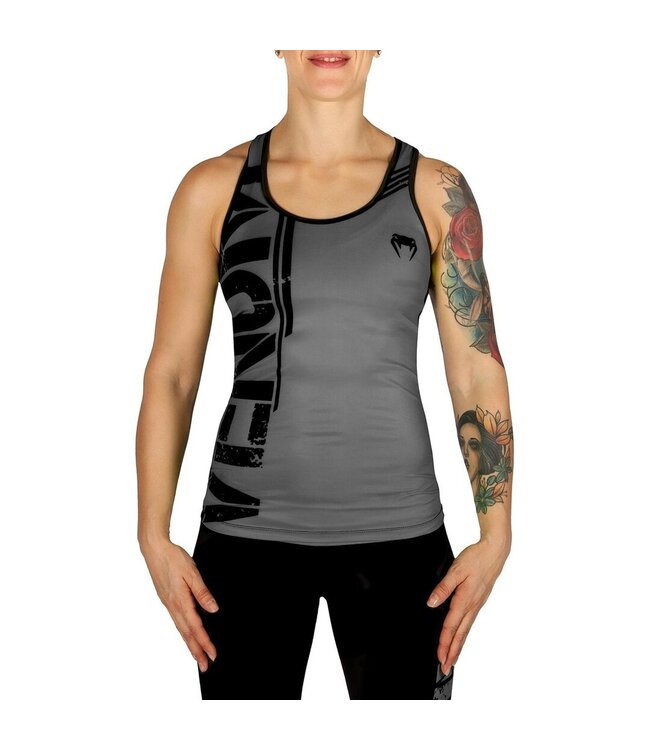 Venum Power Tanktop voor Dames Grijs Zwart