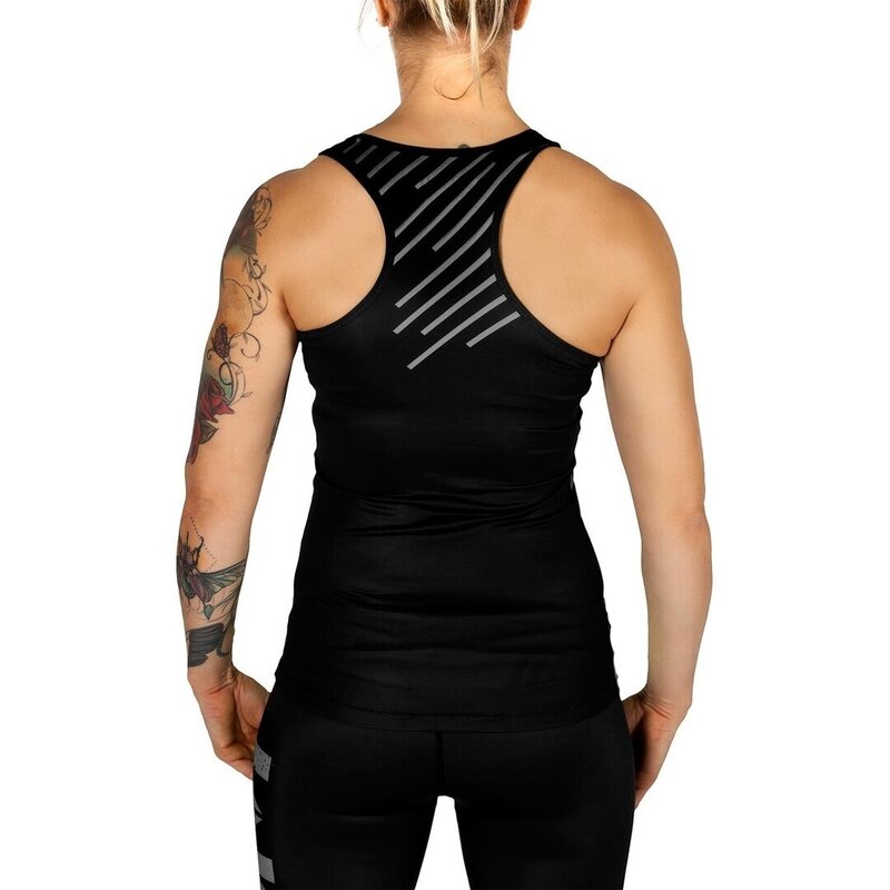 Venum Women's Power Tank Top Black Grey - FIGHTWEAR SHOP EUROPE