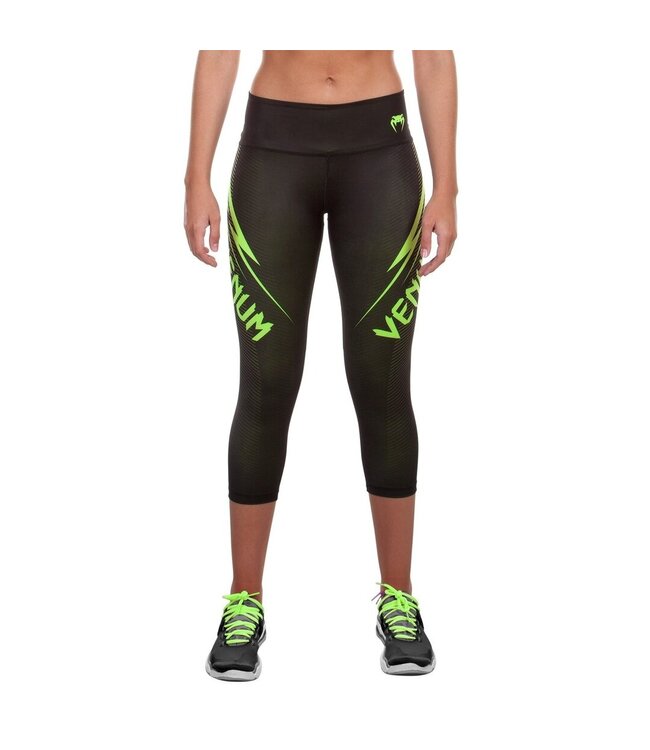 Venum Women's Razor Leggings Black Neo Yellow