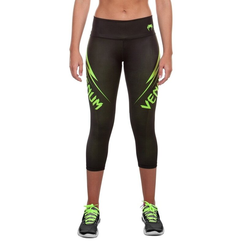 Venum Venum Damen Razor Sports Leggings Schwarz Neo Gelb