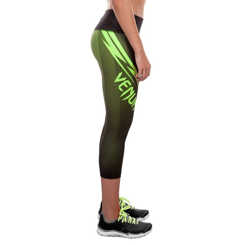 Venum Venum Damen Razor Sports Leggings Schwarz Neo Gelb