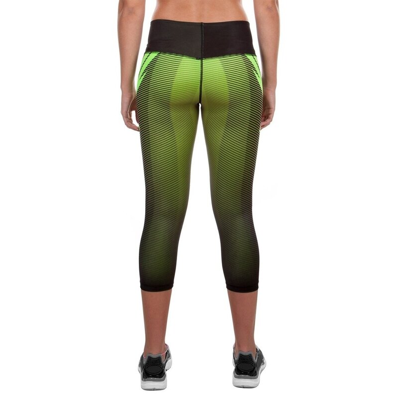 Venum Venum Damen Razor Sports Leggings Schwarz Neo Gelb