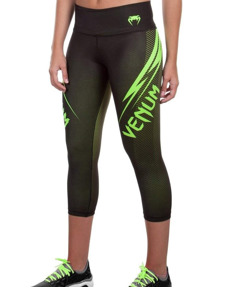 Venum Venum Damen Razor Sports Leggings Schwarz Neo Gelb