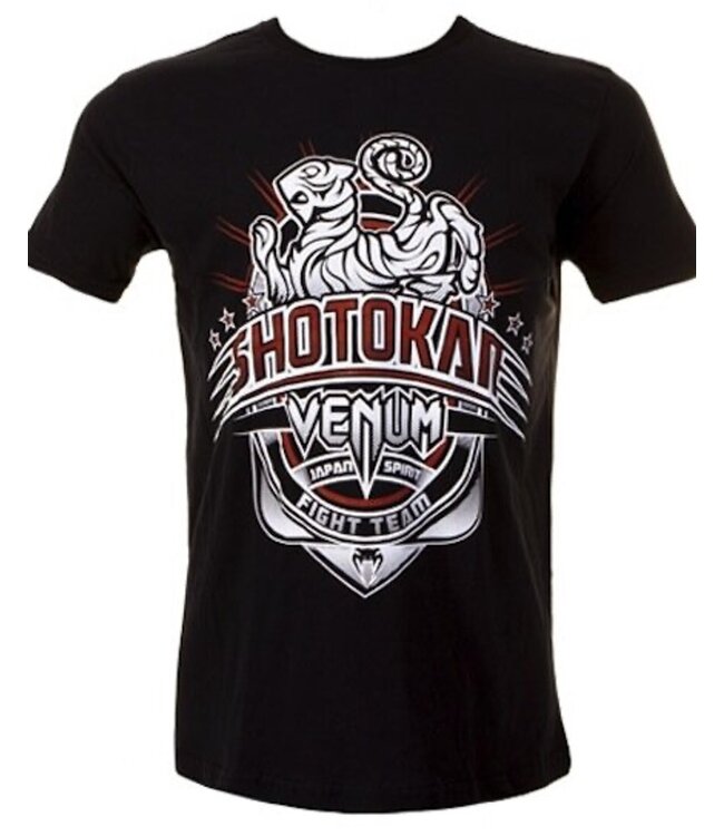 Venum Shotokan T-shirt Katoen Zwart