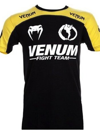 Venum Venum Lyoto Machida Team T-Shirt Schwarz Gelb