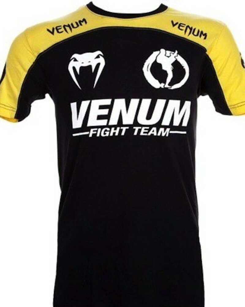 Venum Venum Lyoto Machida Team T-Shirt Schwarz Gelb