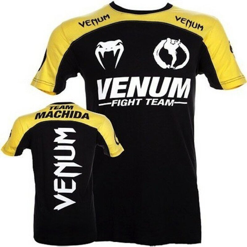 Venum Venum Lyoto Machida Team T Shirt Black Yellow