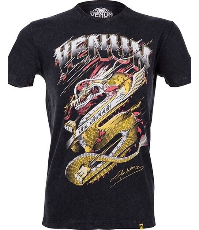 Venum Lyoto Machida Tatsu King T-Shirt Katoen Zwart