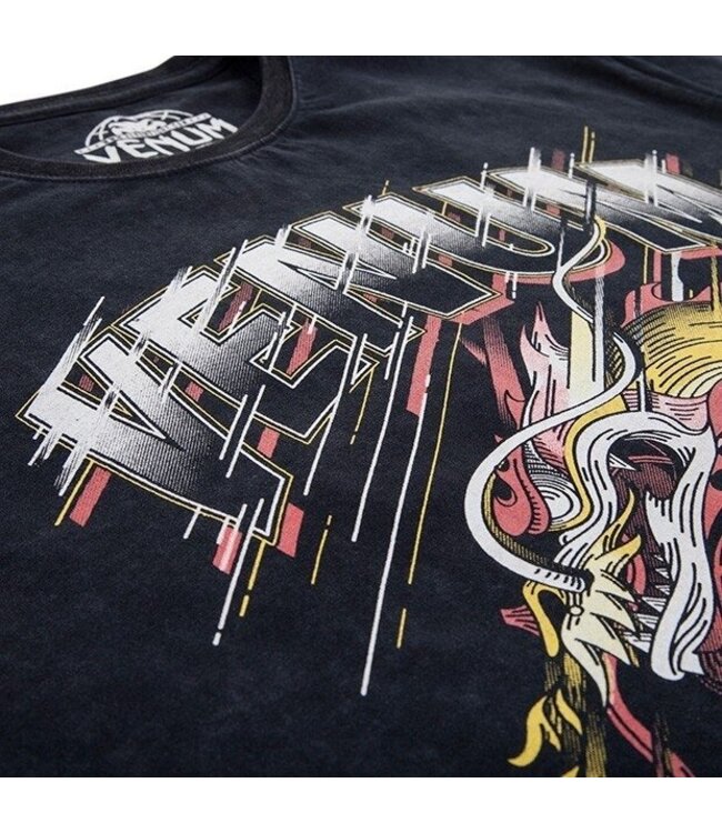 Venum Lyoto Machida Tatsu King T-Shirt Baumwolle Schwarz