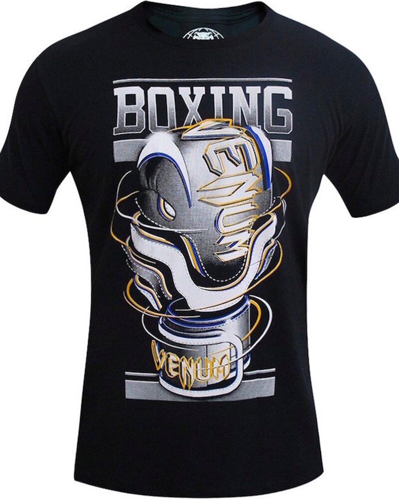 Venum Venum Clothing Cutting Edge Boxing T Shirt Cotton Black