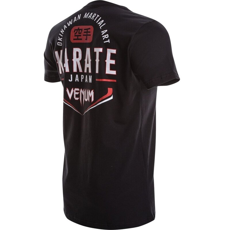 Venum Venum Okinawa Honor Karate Katoenen T-shirt Zwart