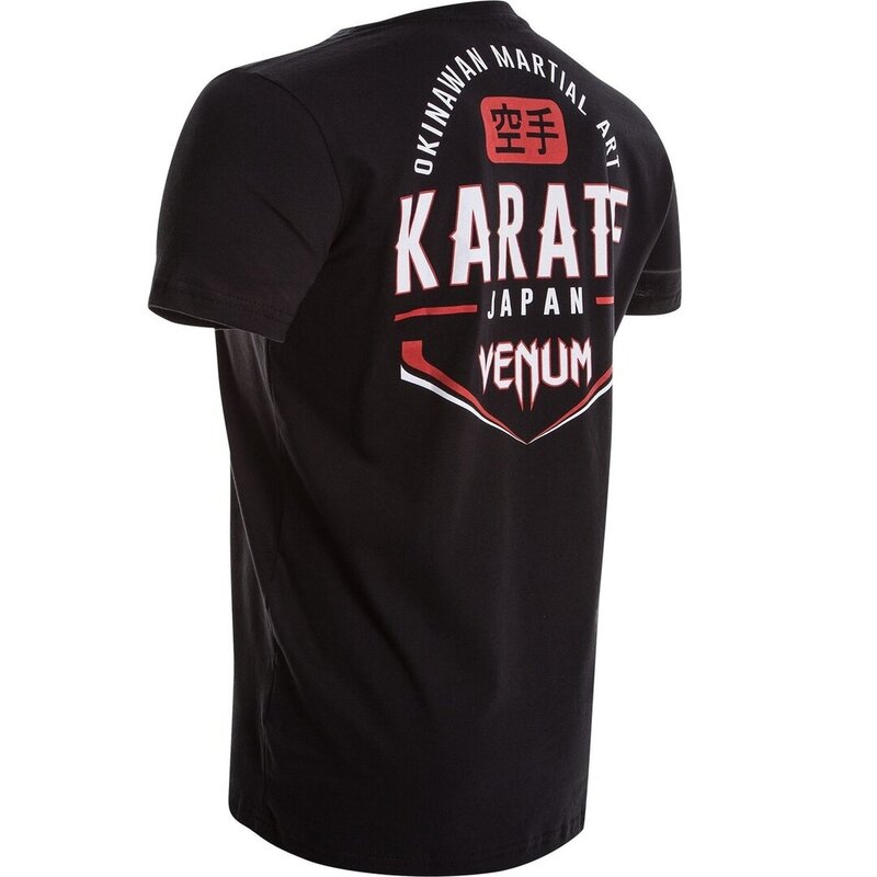 Venum Venum Okinawa Honor Karate Katoenen T-shirt Zwart