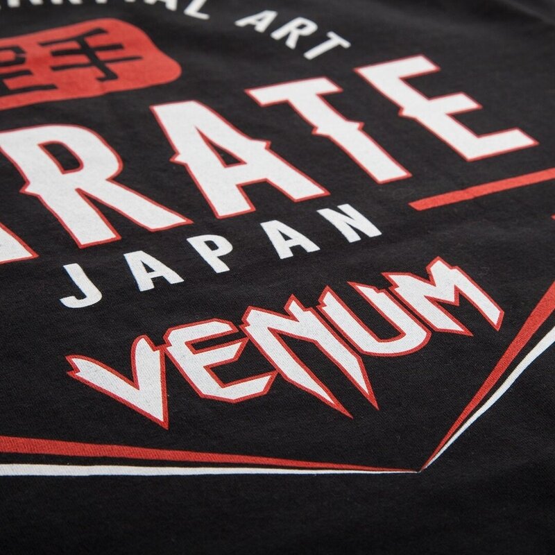 Venum Venum Okinawa Honor Karate Katoenen T-shirt Zwart