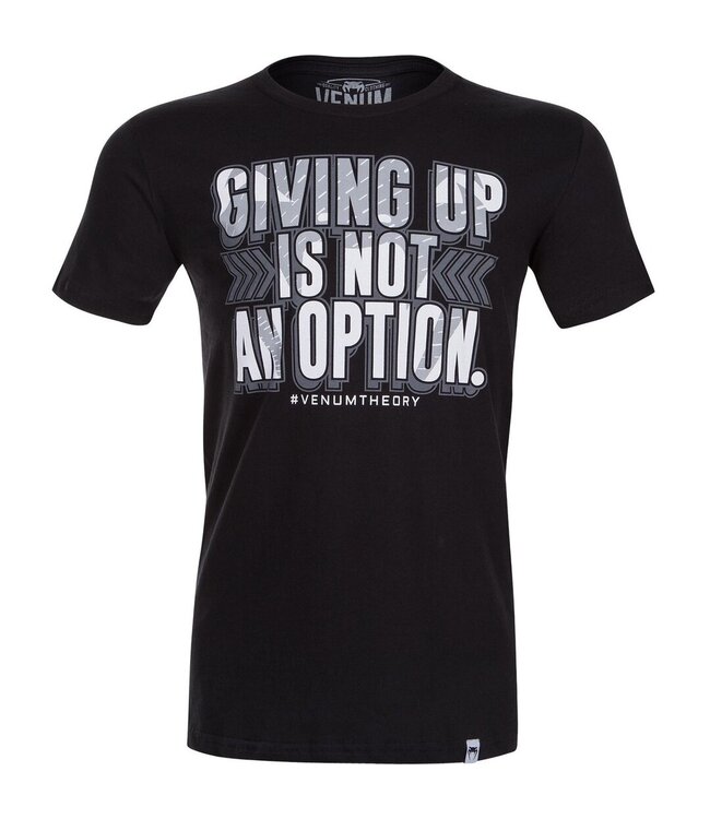 Venum THEORY T-Shirt Katoen Zwart