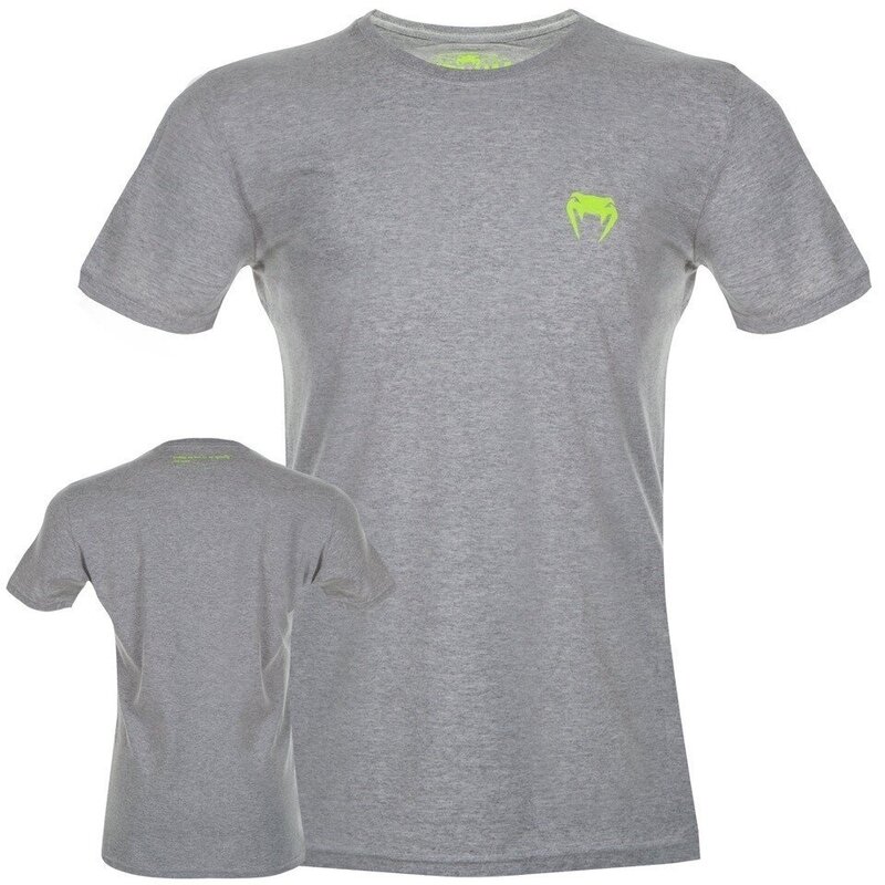 Venum Venum Classic V-Hals T-Shirt Katoen Grijs Geel