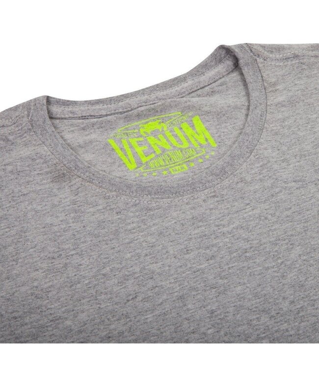 Venum Classic T-Shirt Baumwolle Grau Gelb