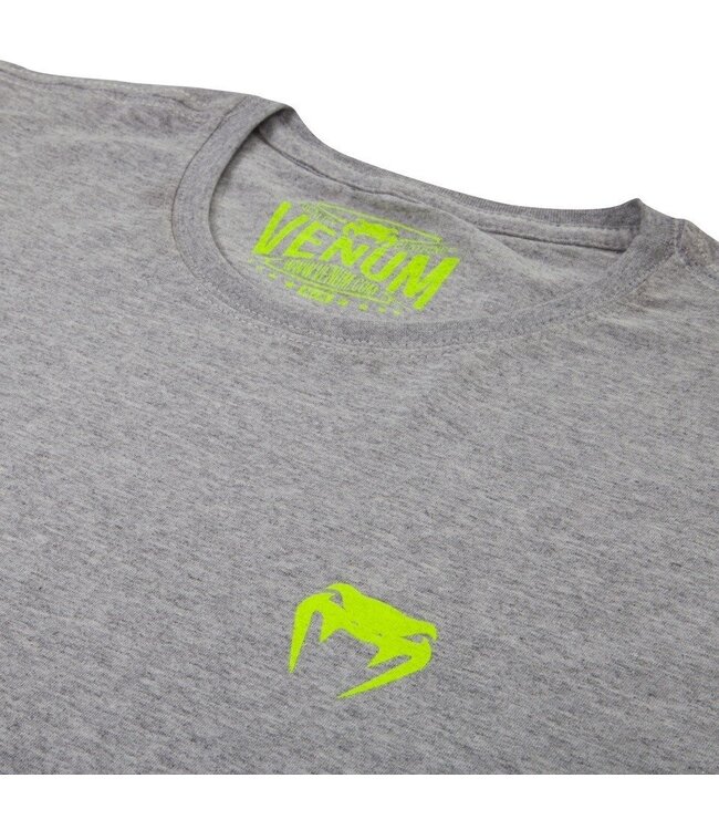 Venum Venum Classic V-Ausschnitt T-Shirt Grau Gelb
