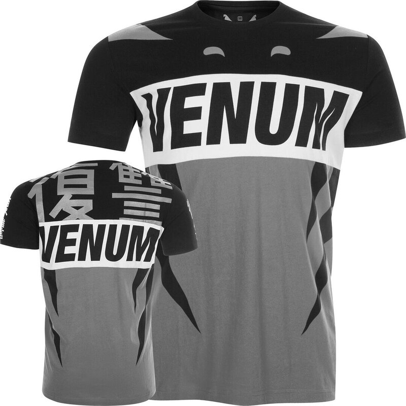 Venum Venum Revenge T-Shirt Schwarz Grau