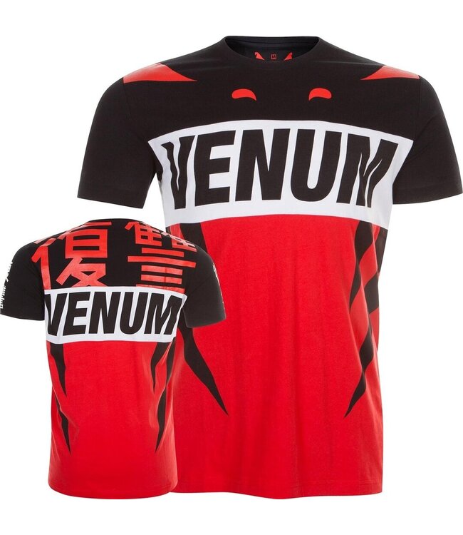 Venum Revenge T-Shirt Schwarz Rot