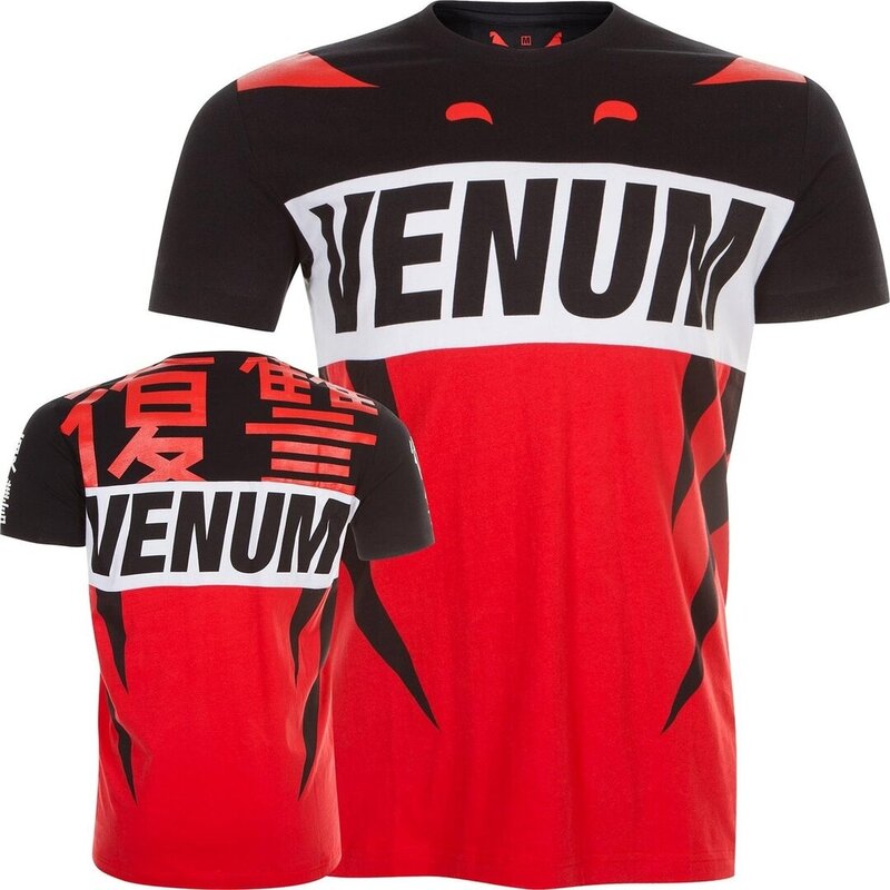 Venum Venum Revenge T-Shirt Schwarz Rot