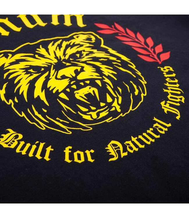Venum Natural Fighter Bear T-Shirt Baumwolle Schwarz