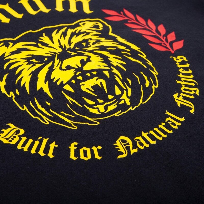 Venum Venum Natural Fighter Bear T-Shirt Baumwolle Schwarz