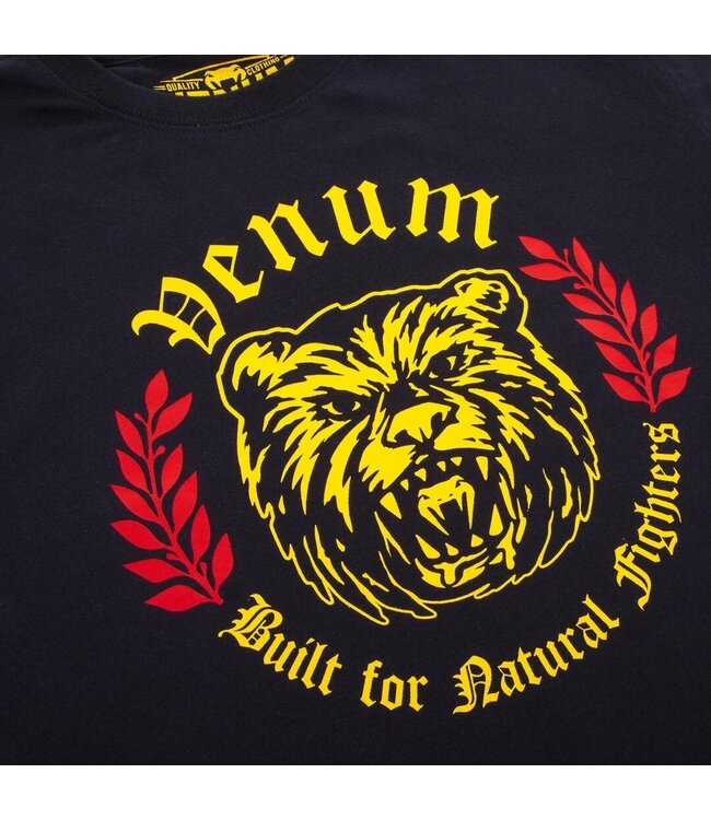 Venum Natural Fighter Bear T-Shirt Baumwolle Schwarz