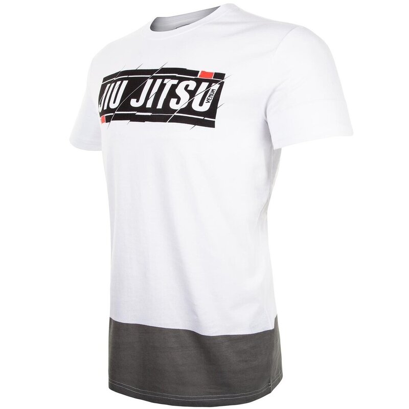 Venum Venum BJJ klassisches T-Shirt, brasilianisches Jiu-Jitsu, Baumwolle, Weiß