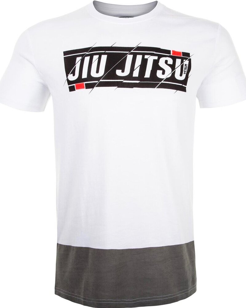 Venum Venum BJJ klassisches T-Shirt, brasilianisches Jiu-Jitsu, Baumwolle, Weiß