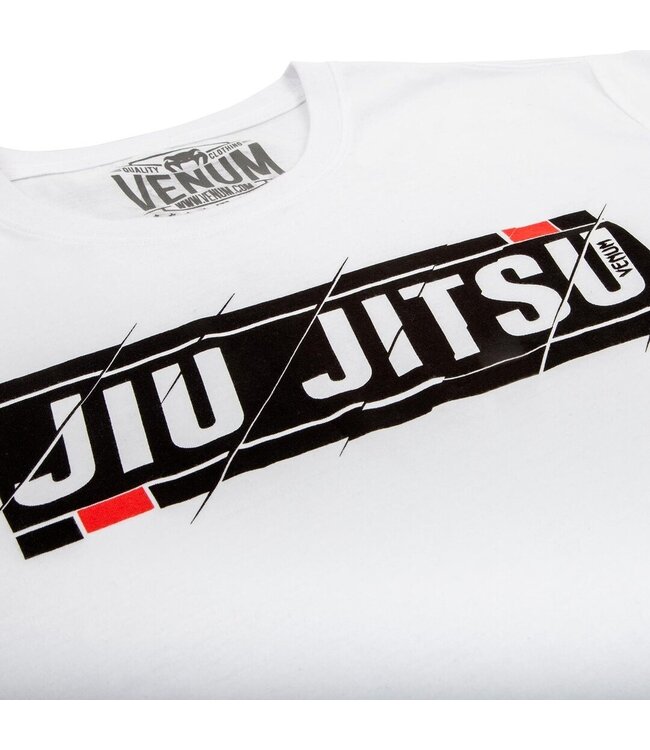 Venum BJJ Classic T Shirt Braziliaans Jiu Jitsu Katoen Wit