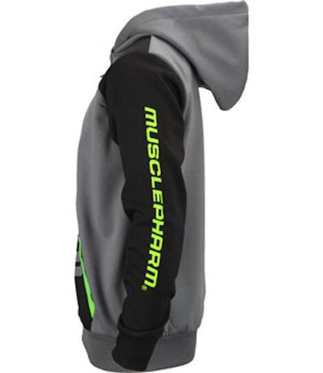 MusclePharm MusclePharm Combat Hoodie Zwart Grijs