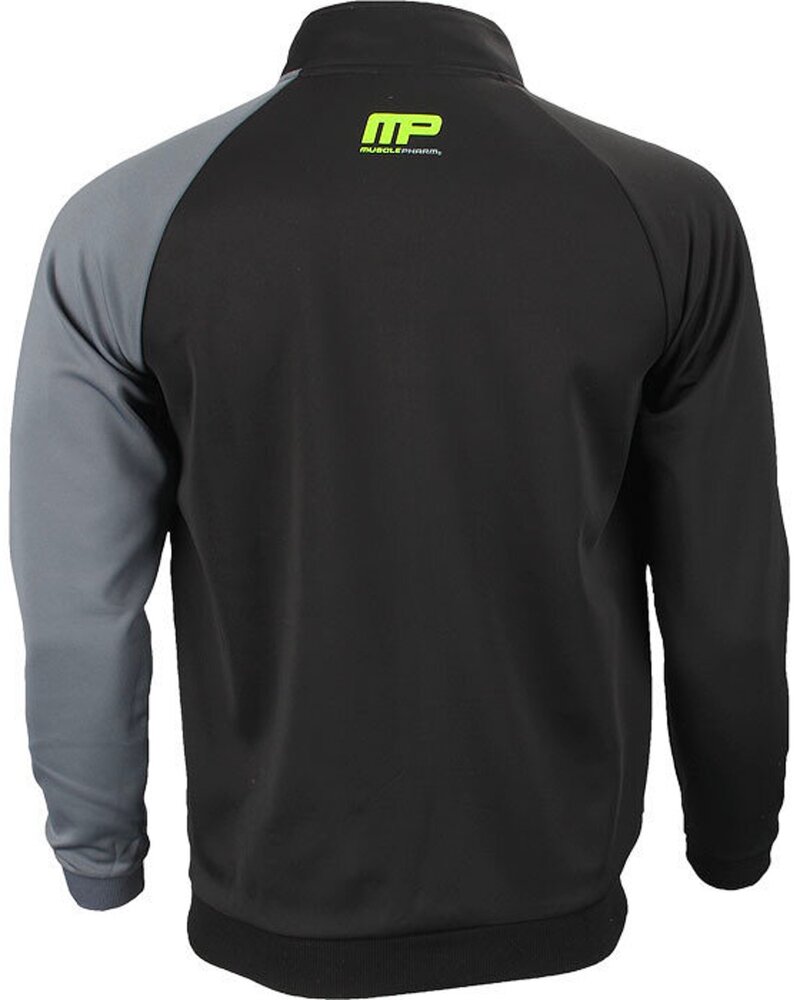 MusclePharm MusclePharm Track Jacket Black Grey