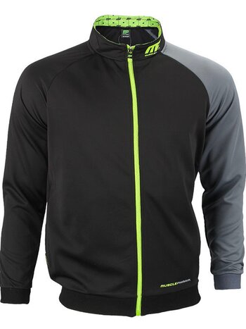 MusclePharm MusclePharm Trainingsjacke Schwarz Grau