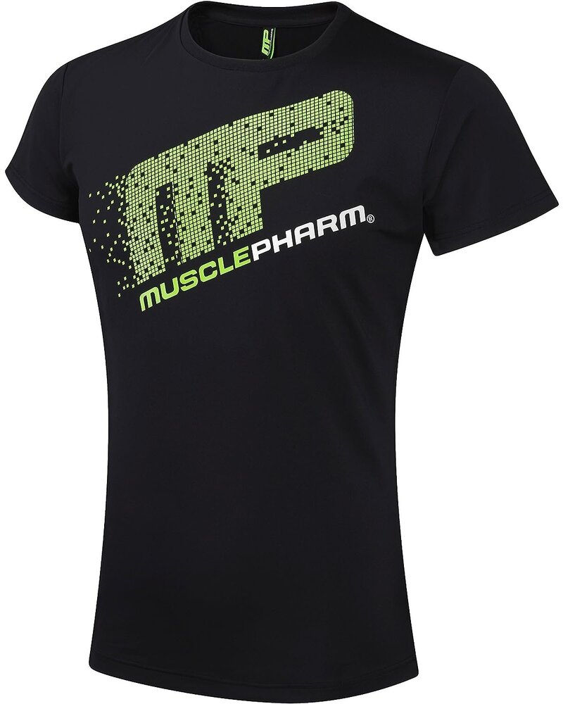 MusclePharm MusclePharm Rashguard Pixel Zwart Groen