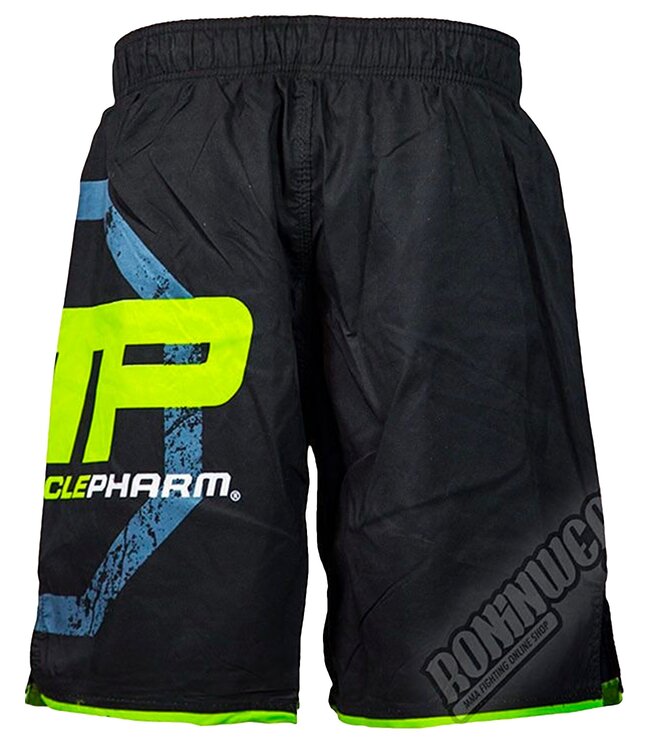 MusclePharm MusclePharm Octagon Herren MMA Fightshorts Schwarz Grün