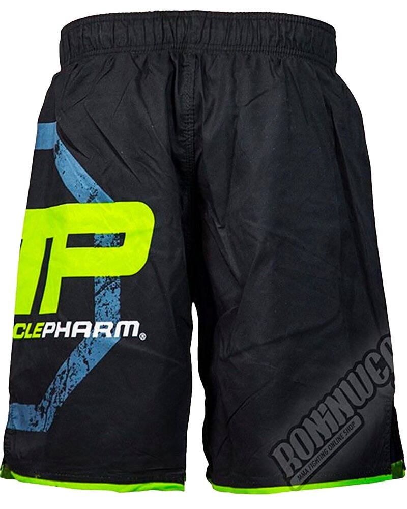 MusclePharm MusclePharm Octagon Herren MMA Fightshorts Schwarz Grün