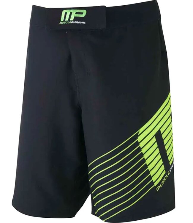MusclePharm MusclePharm Sportline Mens MMA Fightshorts Black Green