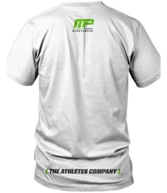 MusclePharm Flagship T Shirts Cotton White
