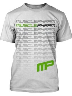 MusclePharm MusclePharm Flagship T-Shirts Baumwolle Weiß